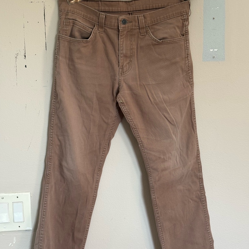 Levi's Men's Tan Straight-Leg Jeans